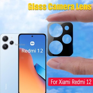 ฟิล์มกระจกนิรภัย กันรอยหน้าจอ เลนส์กล้อง 3D สําหรับ Redmi 12 Redmi12 4G 5G