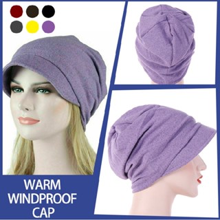 Women Solid Muslim Hair Loss Head Scarf Cotton Hat Stretch Turban Wrap Cap