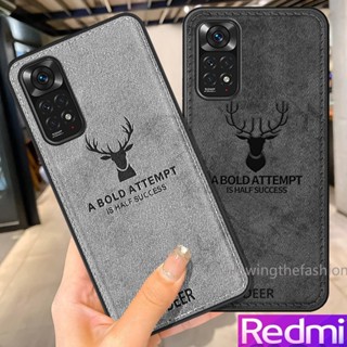 เคสโทรศัพท์มือถือผ้านิ่ม กันกระแทก ปิดด้านหลัง แบบบาง ลายกวาง สําหรับ Xiaomi Redmi Note 11 10 Pro ProPlus Redmi Note11 Pro Note11 Pro+ ProPlus Note 10 10S 4G 5G