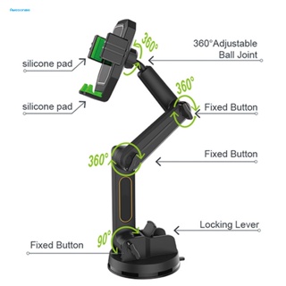&lt;Awe&gt; Abs ที่วางโทรศัพท์ในรถยนต์ อุปกรณ์เสริมโทรศัพท์มือถือ แดชบอร์ด กระจกหน้ารถ ตัวยึดนําทางในรถยนต์ ตัวดูดที่แข็งแกร่ง