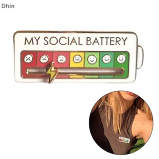 [Dhin] Social pin - My social เข็มกลัด ปกเสื้อ สร้างสรรค์, อารมณ์เคลือบสนุก COD