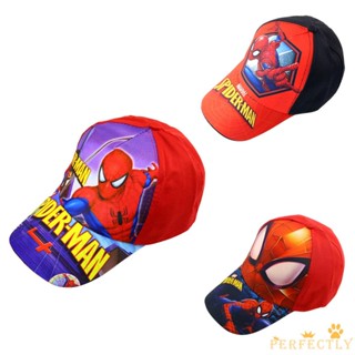 หมวกเบสบอล ป้องกันแดด ลาย Spiderman Trucker เหมาะกับฤดูร้อน สําหรับเด็กวัยหัดเดิน