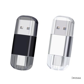 Iwo อะแดปเตอร์การ์ดรีดเดอร์ USB Type C SD ความเร็วสูง USB 2 0 สําหรับ TF SD พร้อมฟังก์ชั่น OTG