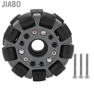 Jiabo New 100mm Double Plastic Omni Directional Wheel Loading 20KG For Platform Robot