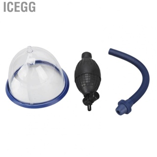 Icegg Breast Vacuum Cupping Pump  Large Size Prevent Sagging Manual Set for Daily