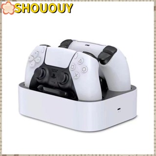 SHOUOUY แท่นชาร์จ อุปกรณ์เสริม สําหรับ Playstation PS5