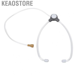 Keaostore Stethoscope Transparent PP Double Head Diagnostic Tool