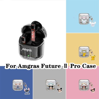 【ส่วนลด】เคสหูฟัง แบบนิ่ม แบบใส ลายการ์ตูน Amgras Future II Pro สําหรับ Amgras Future II Pro