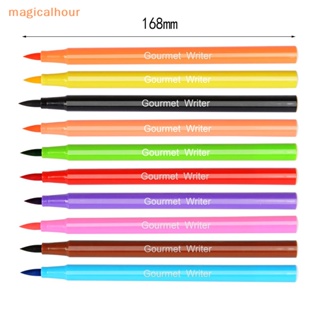 Magicalhour^^ แปรงปากกาสี กินได้ สําหรับตกแต่งเค้ก บิสกิต DIY