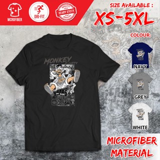 Luffy Gear 5 เสื้อยืดแขนสั้น ผ้าโพลีเอสเตอร์ ลายการ์ตูนอนิเมะ One Piece Baju LG5V1-MFSS-0001 [S-5XL]