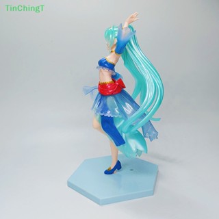 [TinChingT] ตุ๊กตาฟิกเกอร์ Vocaloid Hatsune Miku เรืองแสง ขนาด 21 ซม. สําหรับสะสม