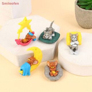 [Smileofen] ใหม่ คอนโซลกลาง ลายการ์ตูน Tom Cat Jerry Mouse แฮนด์เมด สําหรับตกแต่งรถยนต์