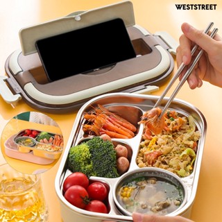 Weststreet กล่องอาหารกลางวัน กันรั่วซึม กันความร้อน ปลอด BPA สําหรับโรงเรียน