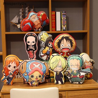 [ProsperityUs] หมอนตุ๊กตาอนิเมะ One Piece Kawaii Luffy Zoro Sanji Chopper Usopp ของเล่นสําหรับเด็ก