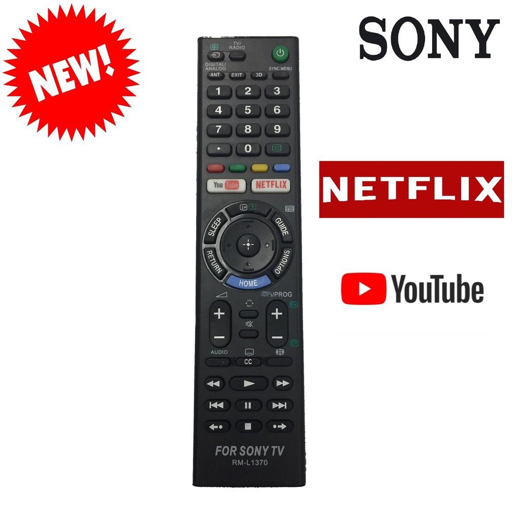 รีโมทคอนโทรล Sony Smart TV RM-l1370 กลิ่นหอม