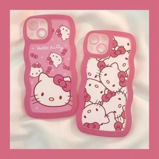 เคสโทรศัพท์มือถือแบบนิ่ม TPU ใส ลายคิตตี้น่ารัก สําหรับ Realme C1 C2 C3 C11 C12 C15 C17 C25 C20 C21Y C25Y C30 C33 C35 C55 C53 C51