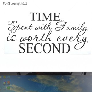 Fo สติกเกอร์ติดผนังบ้าน ลาย time spent with family is worth every second 1 ชิ้น