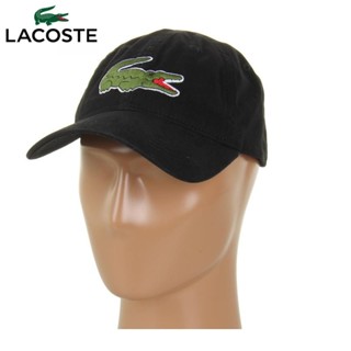 Lacoste หมวกเบสบอลลําลอง ลายหนังจระเข้ 100% กันแดด สไตล์ฝรั่งเศส แฟชั่น สําหรับทุกเพศ