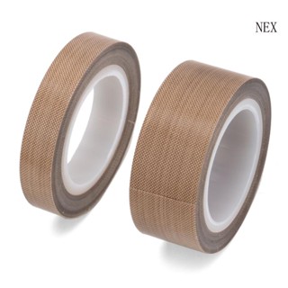 Nex PTFE เทปผ้าเคลือบ อุณหภูมิสูง สําหรับเทปฉนวนไฟฟ้า เครื่องซีลสูญญากาศ Hand Impu