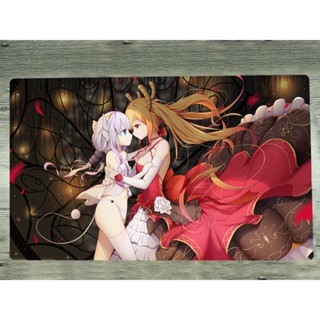 Yugioh Miss Kobayashis Dragon Maid Kanna Kamui Tooru Playmat TCG แผ่นรองเมาส์เกมการ์ด