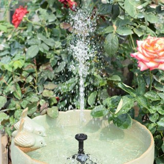 【Big Discounts】Solar Water Fountain Pump 7V Brushless Motor Solar Powered Water Pump For Garden#BBHOOD