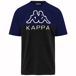 เสื้อยืด KAPPA	LOGO EMIR Blue Print - Black