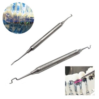 Dental Ligature Ties Placer Placement Tool Ligation Ring Holder Elastic Chain Rubber O-Ring arch wire Placer