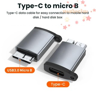 MALCOLM อะแดปเตอร์ชาร์จ USB3.0 OTG USB Micro 3.0 Type C ตัวเมีย Micro B ตัวผู้ ชาร์จเร็ว Typpe-C