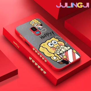 เคสโทรศัพท์มือถือ ซิลิโคนนุ่ม ใส กันกระแทก ลายการ์ตูนสพันจ์บ็อบ สําหรับ Samsung galaxy S9 S9 Plus