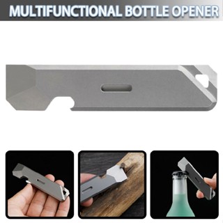 Titanium Crowbar Bottle Opener Pry Bar Tacticals Camping Multi Tool Outdoor