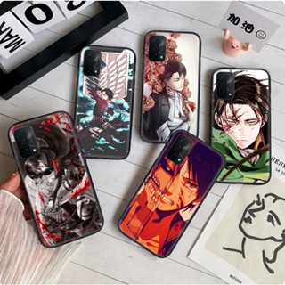 เคสโทรศัพท์มือถือแบบนิ่ม ลายอะนิเมะผ่าพิภพไททัน V17 313YPJ สําหรับ OPPO A12E A15 A15S A53S A55 A56 A53 A32 A16 A16S A54S A54 A8 A31