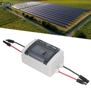 Rhythm000 DC Circuit Breaker Overload Protection PV Solar Disconnect Switch พร้อมกล่องกันน้ำ IP65 500V