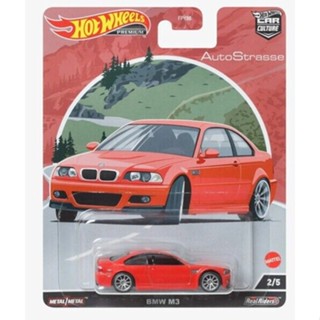 Hot Wheels BMW M3 (สีแดง) 2022 วัฒนธรรมรถยนต์ ออโต้สตราส