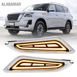 ALABAMAR ไฟเลี้ยว LED ด้านข้าง 12V เปลี่ยนหลอดไฟสำหรับ Patrol 2014-2020