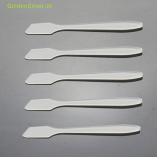 Goldensilver ช้อนไม้พายพลาสติก สีเงิน สําหรับผสมครีม แต่งหน้า DIY TH