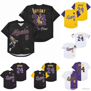 เสื้อกีฬาเบสบอล เสื้อคาร์ดิแกน ลายทีม NP2 MLB LA Dodge No.24 Kobe Bryant สไตล์คลาสสิกเรโทร สําหรับทุกเพศ PN2