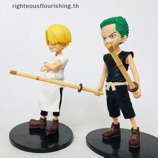 Righteousflourishs.th ใหม่ ตุ๊กตาฟิกเกอร์ PVC อนิเมะวันพีช ลูฟี่ สําหรับตกแต่ง