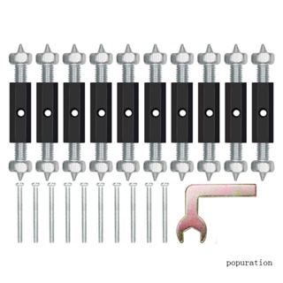 Pop ซ็อกเก็ตสวิตช์ติดผนัง พร้อมประแจ อุปกรณ์เสริมไฟฟ้า 10 ชิ้น