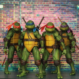 Hcneca ฟิกเกอร์โมเดลนินจาเต่า 1990 Movie Edition TMNT Limited Edition 23.3 ซม. สําหรับตกแต่ง