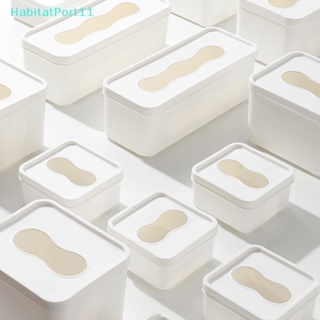 Habitatport กล่องพลาสติก แบบใช้แล้วทิ้ง สําหรับจัดเก็บถุงมือ ติดผนังห้องครัว