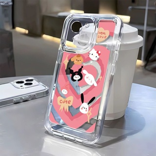 เคสโทรศัพท์มือถือ แบบนิ่ม ลายการ์ตูน Sanrio สําหรับ iPhone 12 137 11 8pi 14Promax