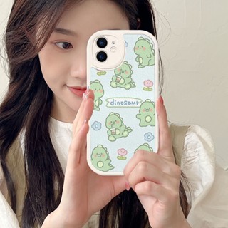 เคสโทรศัพท์มือถือ ซิลิโคนนุ่ม ลายการ์ตูนไดโนเสาร์น้อย สําหรับ Oppo A5s A15 A16e A16k A9 A11x A54 A55 A77 A73 A92s A93 A95 F9 F11 F12 F17PRO