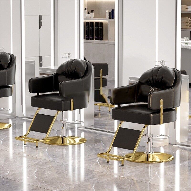 Beauty Salon Chairs เก้าอี้ร้านตัดผม สำหรับช่างทำผม ระบบโช๊คไฮโดรลิค ปรับขึ้น-ลง ได้ รับน้ำหนักได้เยอะ