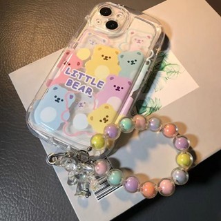 เคสโทรศัพท์มือถือ ลายหมี พร้อมสายคล้อง สําหรับ Huawei Nova 11 pro 10 se 9 se 8 7i 5t Y9s Y70 Y90 Mate 40 pro 30 20 P60 P30 P40 50 pro