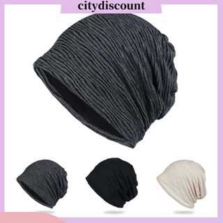 &lt;citydiscount&gt; หมวกพลีท ยืดหยุ่น แบบนิ่ม สวมใส่สบาย สําหรับผู้ชาย