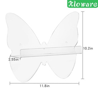 [Kloware] ชั้นวางของอะคริลิคใส แบบติดผนัง 12 นิ้ว สไตล์โมเดิร์น สําหรับเด็ก