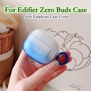 【ของแท้】เคสหูฟัง แบบนิ่ม ไล่โทนสี สไตล์ฤดูร้อน สําหรับ Edifier Zero Buds