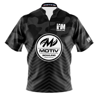 Motiv DS เสื้อโปโล แขนสั้น พิมพ์ลายโบว์ลิ่ง 2156-MT 3D