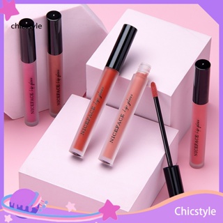 Chicstyle ลิปสติก ลิปกลอส เนื้อแมตต์ ไร้น้ําหนัก 10 ชิ้น