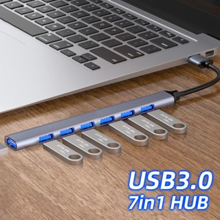 อะแดปเตอร์ฮับ USB 3.0 6 USB 2.0 4/7 2.0 OTG หลายช่อง สําหรับคอมพิวเตอร์ แล็ปท็อป